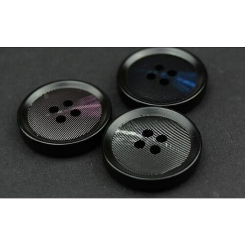 500 pieces top grade Resin buttons four-eye laser-drawing button mens casual suit woolen coat fashion buttons spot wholesale