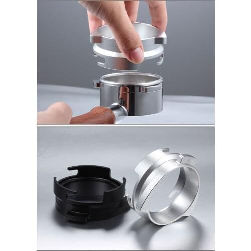 54mm Hands-free Espresso Dosing Funnel Portafilters Coffee Powder Dosing Ring Replacement Funnels Accessories For Home/cafe Use