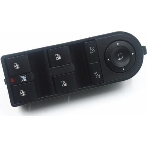 Auto Car Parts New Front Left Electric Control Master Switches 13228699 13215153 Power Window Switch For Opel Astra H Zafira B