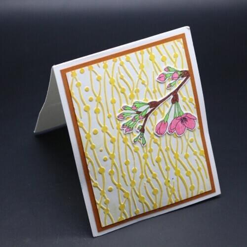 DABOXIBO Diameter Ripple DIY Paper Cutting Dies Scrapbooking Plastic Embossing Folder Size 10.5*15cm