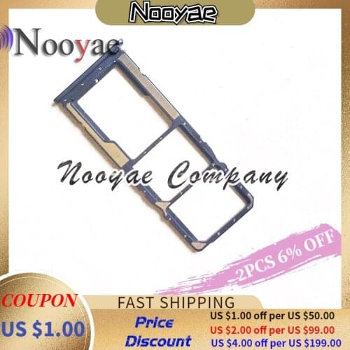 For Redmi 8A Red Rice 8A SIM Card Tray Holder SD card reader Slot Socket Adapter Redrice 8A Replacement + Tracking