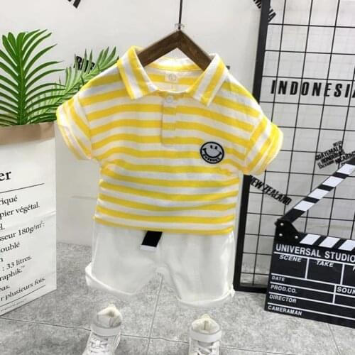 Kids Clothing Children Sets Leisure Sports Boy T-Shirt + Shorts 2pcs Sets Baby Boy Clothes Sets Casual Toddler Tracksuit 2-7Y