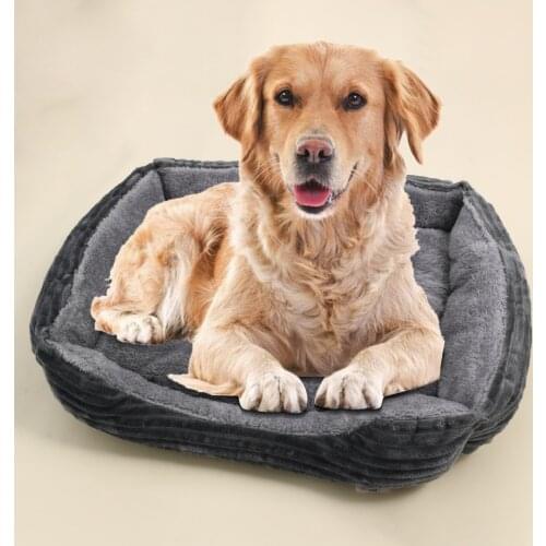 Pet Cat Dog Bed Warm Cozy Dog House Soft Warm Pad Kennel Fleece Nest Dog Baskets House Mat Autumn Winter Waterproof Kennels