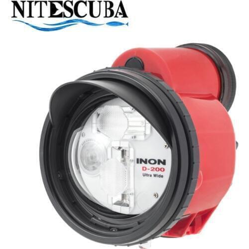 NiteScuba Diving light Strobe Inon D200 flashlight for waterproof Camera housing underwater photography equipment