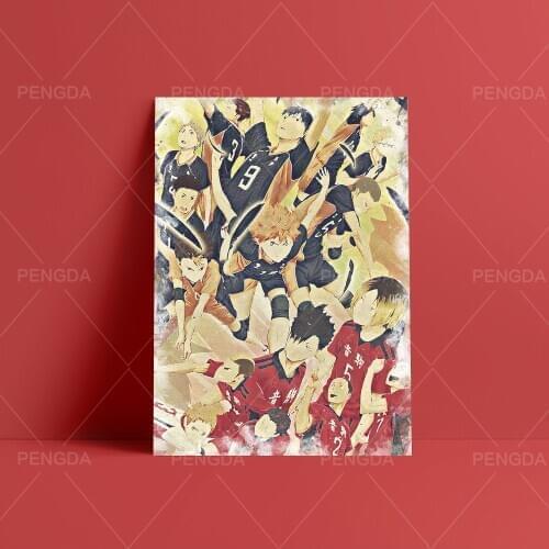 Paintings Wall Art Haikyuu Lot Boy Canvas Modular Anime Japan Cool Picture HD Print Posters No Frame For Living Room Home Decor