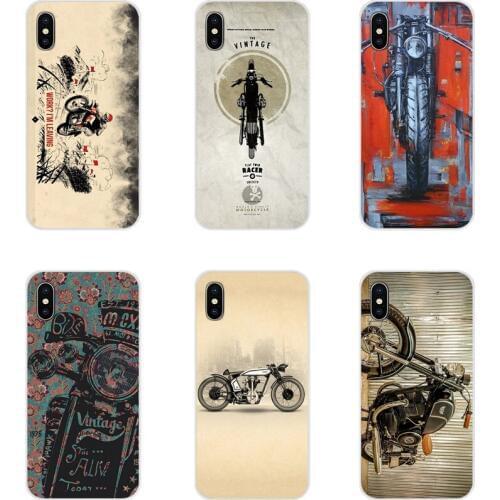 For Xiaomi Mi4 Mi5 Mi5S Mi6 Mi A1 A2 5X 6X 8 9 Lite SE Pro Mi Max Mix 2 3 2S Soft Case Covers Retro Moto Cross Motorcycle Sports