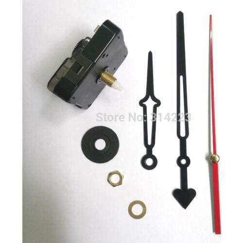 Wholesale 10set New Quartz Clock Movement for Clock Mechanism Repair DIY clock parts accessories shaft 16.5mm JX026