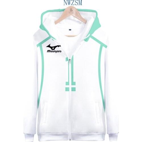 3D Selling Print Harajuku Long Sleeve Zipper Hoodie Sweatshirts Women/Men 2020 New Hot Sale Casual Haikyu!!Zipper Hoodies