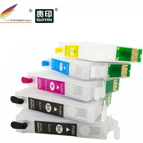 RCE1291N) refill ink cartridge for Epson T01291 T1291-1294 T129 T 129 BK/BK/C/M/Y Stylus Office BX320FW