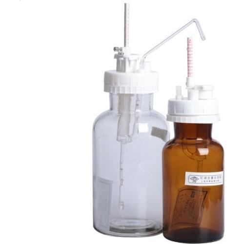 Adjustable Quantitative Liquid Dispenser 1ml 5ml Transparent Brown Glass Adjustable Liquid Adding Bottle 250ml 500ml