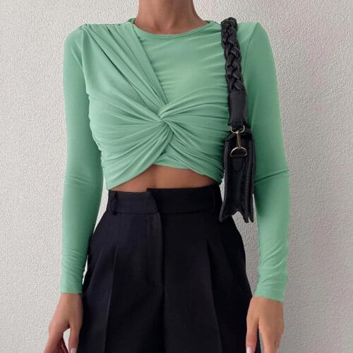 Женские базовые футболки Szykowny China At AliExpress