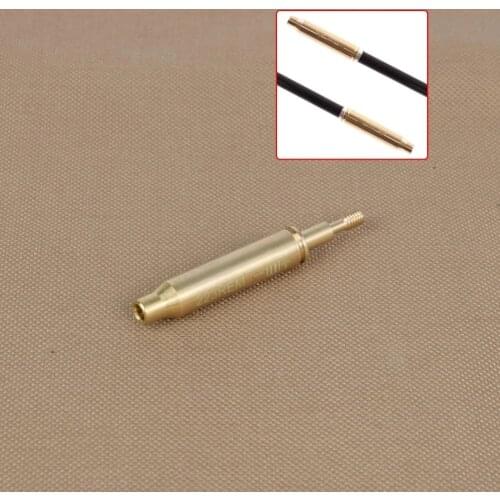 Tactical .223REM Brass Arrow Head Laser Bore Sight Red Dot Laser For Compound Bow Hunting Archery Accessories