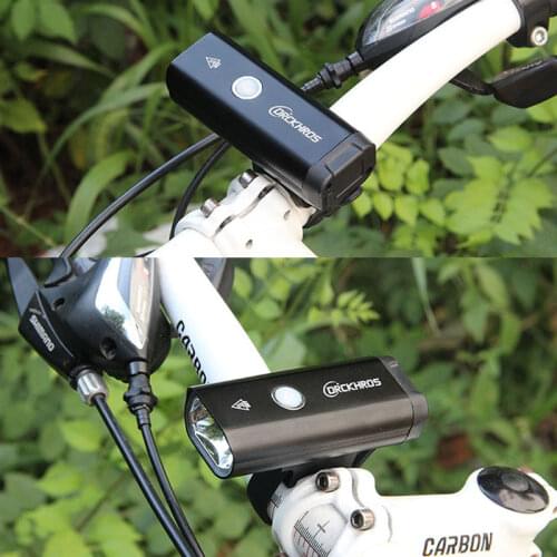 Bike Front Light USB Rechargeable Bicycle LED Lights Waterproof Cycling Lamp Safety Battery Headlight Handlebar Flashlight Torch