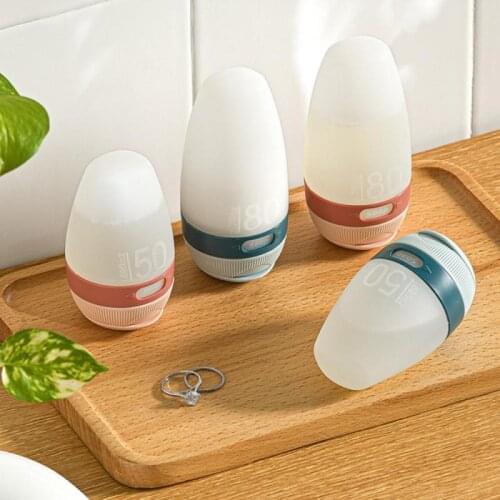 1pc Bathroom Portable Soap Dispenser Shampoo Body Wash Hair Conditioner Bottle Silicone Storage Bottle Press Empty Bottle