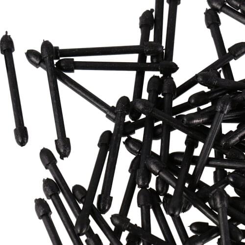100pcs Plastic Space Bean Connector Rolling Fishing Float Accessory