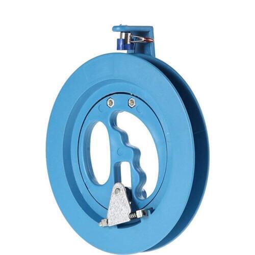 18cm Kite Reel Winder Fire Wheel Flying Handle Tool For Kite Accessories Twisted String Line Outdoor Round Blue Grip