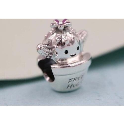 2020 Spring New 925 Sterling Silver Beads Sparkling Daisy Flower Rabbit Charms fit Original pandora Bracelets Women DIY Jewelry