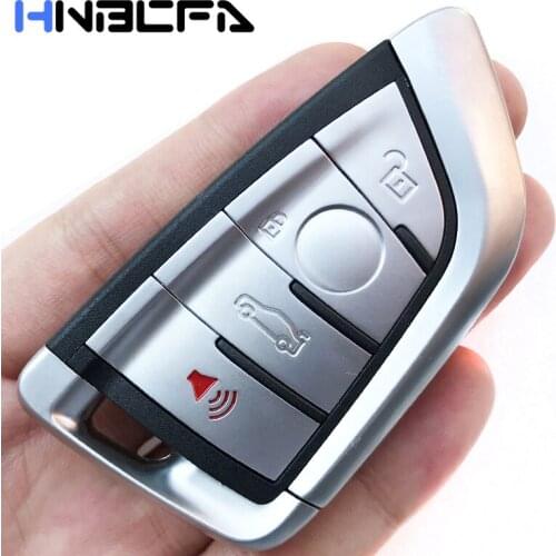 3/4BTN Smart Card Car Key Shell Case For BMW X1 X5 X6 X5M X6M F Class 1 2 7 Series Remote Key Fob Cover Insert Blade