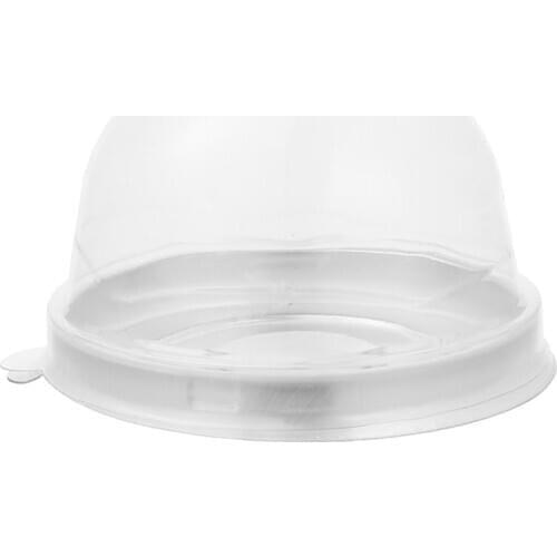 50/100pcs Plastic Mooncake Tray Holder Transparent Circular Wrapping Suction Box Egg Yolk Crisp Egg Tart Packaging Box Container