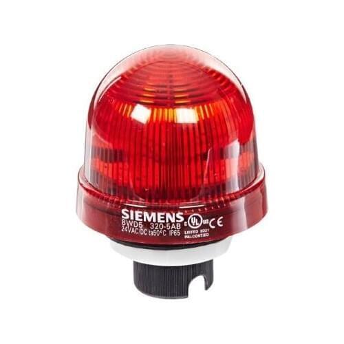 8WD5320-5AB 8WD53205AB Integrated signal lamp, continuous light, with integrated LED, red, 24 V AC/DC, Diameter 70 mm
