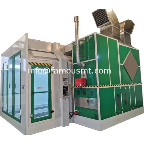 Auto car painting and baking room FMS8300(AU)/ Austria standard spray booth baking oven manufacturer