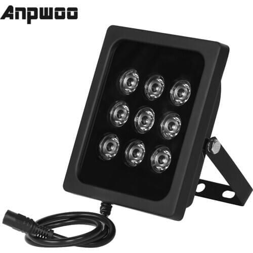CCTV 9pcs Array LEDS IR illuminator infrared IR Light Outdoor CCTV Fill Light Night Vision for CCTV Surveillance Camera