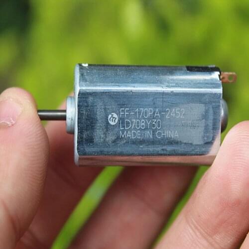 DC 1.2V-5V 3.7V FF-170PA-2452 Micro MINI Motor 15000RPM High Speed Precious Metal Brush 170 Motor for DIY Toy Model Making