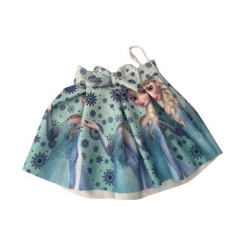 Digil The Elsal Female Child skirt-1-4 age-Blue