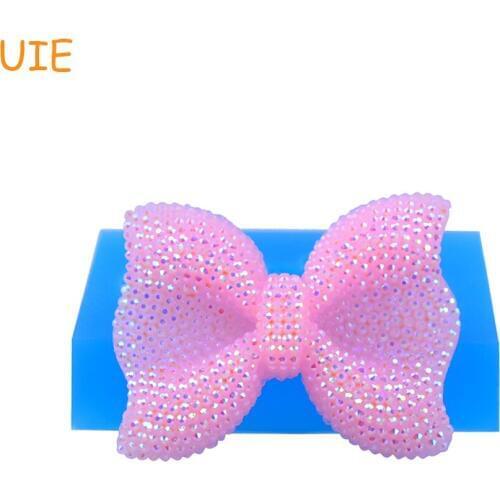 FYL530U 52.6mm Big Bowknot / Bow Silicone Mold - Ribbon Mold Cake Topper, Fondant Craft, Scrapbooking, Gum Paste, Resin Jewelry