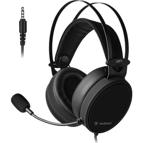 NUBWO N7 3.5mm Gaming Headset Deep Bass Headphones On Ear Earphone With Microphone For PS4 New Xbox One PC Smart Phone
