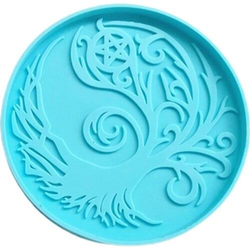Easy to Release Silicone Epoxy Casting Mold DIY Molds Silicone for DIY Cup Mats