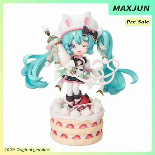 MAXJUN Pre-sale VOCALOID Anime Miku Figure New 39 YanYe cake 18.5cm PVC Action Figure Collection Model Doll Toys miku figure