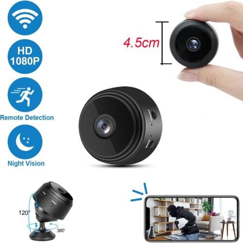 Mini HD wireless camera a9 1080P motion detection monitoring home security DV audio ultra small camera