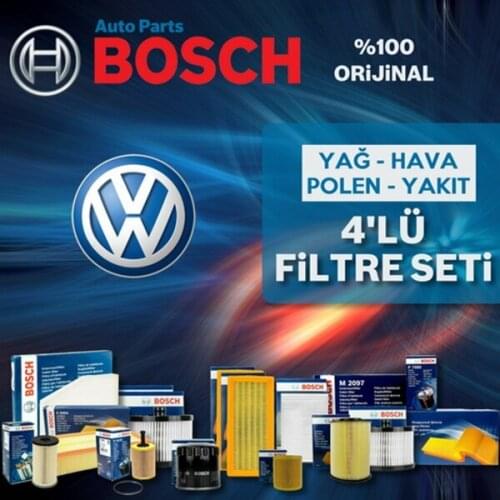 For Vw Polo 1.6 Tdi Bosch Filter Care Set 2009-2014