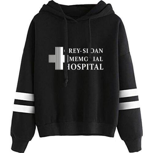 Grey Sloan Memorial Hospital Hoodie Meredith Grey Derek Shepherd Greys Hoodie Greys Anatomy Pullover Hoodies Sweatshirt