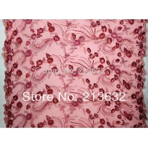 POz75 textile color paillette paillette embroidery fabrics, fashion fabrics, full paillette lace fabric sewing machine cloth