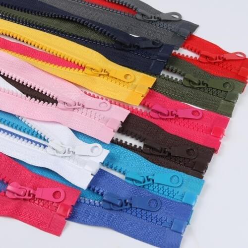 70cm Open end Zipper 5# Resin Zipper Down Jacket /Overcoat Zipper Clothing Accessories