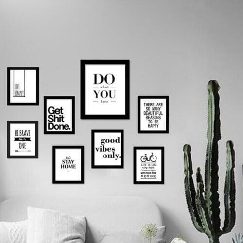 Inspirational Quotes Wall Art Canvas Print -- Modern Wall Painting Motivational Prints Home Art Wall Decor , No Frames