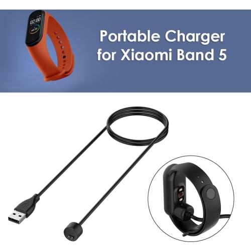 50CM Charger Cable For Xiaomi Mi Band 5 Miband 5 Smart Wristband Bracelet Mi band5 Charging cable Band5 USB Charger Adapter Wire