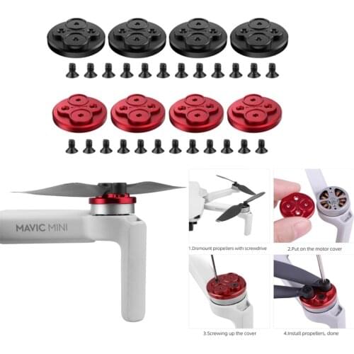 Aluminium Cap Mini Drones Engine Prevent Propeller Scratch Accessory for DJI Mavic Mini / Mini 2 Universal Upgraded Motor Cover