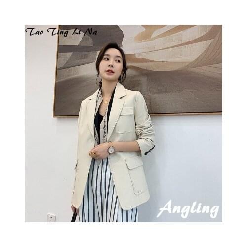 2020 Women Spring Genuine Real Sheep Leather Jacket R16