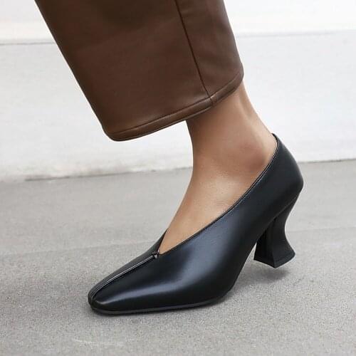 Womens V-collar Strange High Heel Pointy Toe Sandals Pumps Sexy Shoes Plus Size 34-43 4Colors New 2021