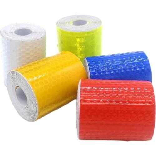 1 Roll 5*300cm Reflection Sticker Car Reflective Tape Decoration Safety Warning Reflection Tape Film Auto Motorcycle Stickers