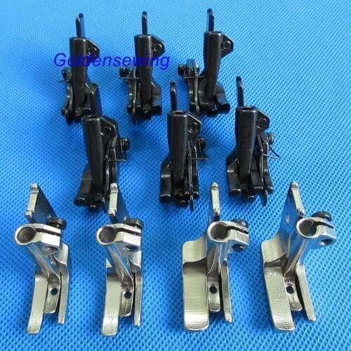 10 SETS PIPING & WALKING FOOT with R & L EDGE GUIDE FOR CONSEW 206RB 225 226