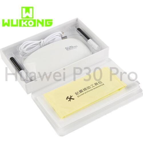 2 pcs Liquid UV Glue Tempered Glass Film for Samsung S10e S10Plus Full Cover UV Screen Protector For Huawei Mate 20 Pro P30 Pro