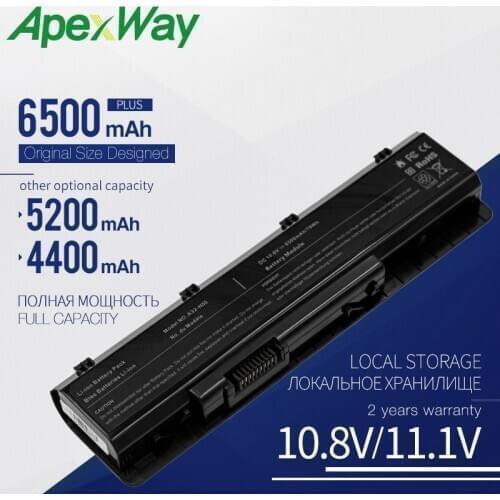 ApexWay 6500mAh NEW Laptop battery For ASUS A32-N55 N45 N45E N45S N45SF N55 N55E N55S N55SF N75E N75S N75SF N75SJ N75SL 6CELLS
