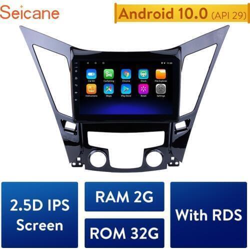Seicane All-in-One Android 10.0 Car Multimedia Player GPS Navigation system For 2011 2012 2013 20142015 HYUNDAI Sonata i40 i45
