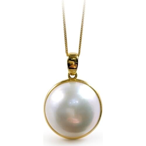 WHITEsounth sea MABE pearl 18K necklace earrings ring blue color 15-18mm wholesale beads FPPJ