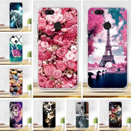For Xiaomi Mi 5X Case Soft Silicone Cover for Xiaomi Mi A1 Case Cover Thin TPU Back Cover for Xiaomi Mi 5X Mi5X 5.5" Phone Cases