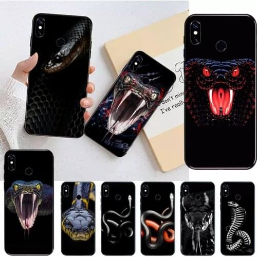 Snake cool animal Phone Case For Xiaomi Redmi note 7 8 9 t k30 max3 9 s 10 pro lite Luxury brand shell funda coque